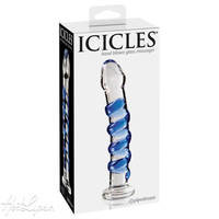 Icicles 05 - Käsinpuhallettu Lasidildo, PIPEDREAM PRODUCTS