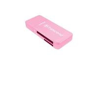 TRANSCEND TS-RDF5R USB 3.0 Muistikortinlukija SD- ja MicroSD korteille. PINKKI