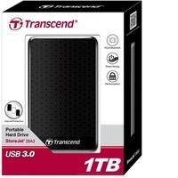 TRANSCEND TS1TSJ25A3K 1TB USB 3.0 (SATA) Ulkoinen kiintolevy