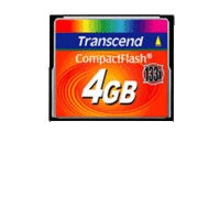 Transcend Compact Flash Muistikortti 4GB (133x)