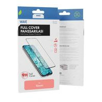 Wave Full Cover Panssarilasi, Xiaomi Mi 10 Lite 5G, Musta Kehys