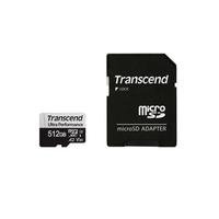Transcend 340S microSDXC Muistikortti, 512GB 160/125MB/s. U3, UHS-I (MLC, V30, A2) Paketissa mukana SD-adapteri