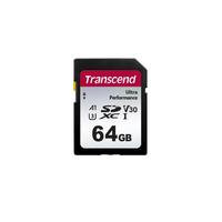 Transcend 340S SDXC Muistikortti, 64GB / U3 / UHS-I V30 A1 160/50 MB/s
