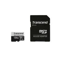 Transcend 340S microSDXC Muistikortti, 128GB 160/90MB/s. U3, UHS-I (MLC, V30, A2) Paketissa mukana SD-adapteri