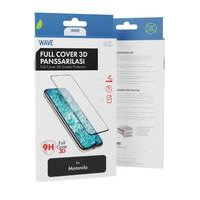 Wave Full Cover 3D Panssarilasi, Motorola Edge 40 Neo 5G, Musta Kehys