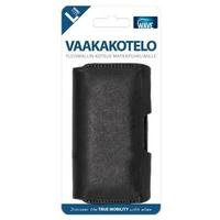 WAVE VAAKAKOTELO, aitoa mustaa nahkaa, yleiskotelo, L-koko.