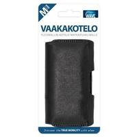 WAVE VAAKAKOTELO, aitoa mustaa nahkaa, yleiskotelo, M-koko.