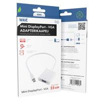 WAVE ADAPTERIKAAPELI, muuntaa Applen Mini Display portin VGA:ksi