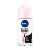 Invisible Balck&White Roll On Clear, 50 ml, Nivea