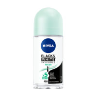 Invisible Black&White Fresh Roll On, 50 ml, Nivea