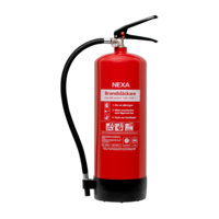 Punainen palosammutin 6 kg 55a, Nexa Fire & Safety