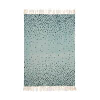 Bomull matto 90x120 cm, sininen/pilkullinen, Done by Deer