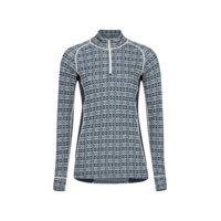 Alnes Woman Half Zip Neck -kerrastonpusero, Devold