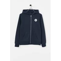 Huppari Fleece Chuck Patch Full Zip Hoodie, Converse