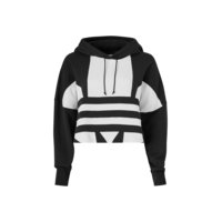 Huppari Cropped Large Logo Hoodie, adidas Originals