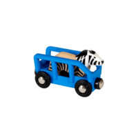 33967 Zebra and Wagon, BRIO