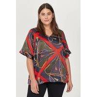 Paita xScarf S/S Blouse, Zizzi