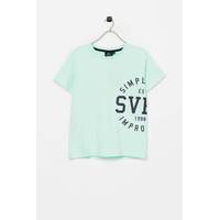 Pusero K. Misplaced Logo Tee, Svea