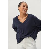 Neulepusero Lara V-neck Sweater, Twist & Tango