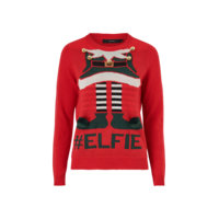 Jouluneulepusero vmElfie Girl LS Blouse, Vero Moda