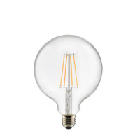 Lamppu E27 LED 3-portainen himmennettävä pallolamppu 125 mm, kirkas 0,4-7 W, Globen lighting