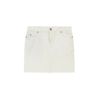 Farkkuhame Alexa White Denim Skirt, Lexington