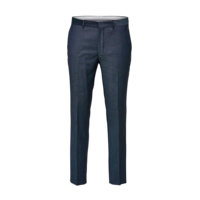 Housut slhSlim-Mylobill Lt Blue Strc Trs B, Selected Homme