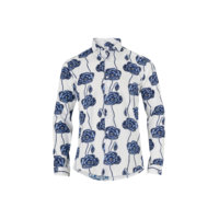 Kauluspaita Floral Print Shirt L/S, lindbergh