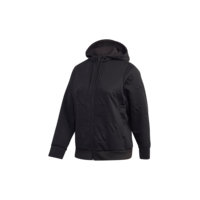 Huppari Aeroready Jacquard Full-zip Logo Hoodie Plus, adidas Sport Performance