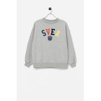 Collegepusero K. Logo Crew Sweat, Svea