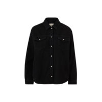Farkkupaita slfAlly LS Black Denim Shirt, Selected Femme