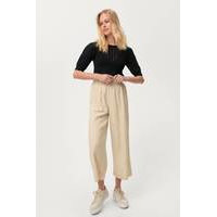 Housut Disa Linen Culotte Trousers, Gina Tricot