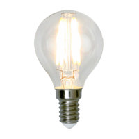 Valonlähde E14 LED Filament, pallolamppu, kirkas 4,2 W, Globen lighting