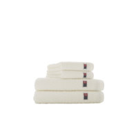 Pyyhe Cotton/Tencel Structured Terry Towel White 70x130 cm, Lexington