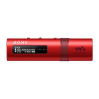 Sony Walkman NWZ-B183, sony