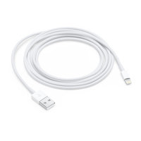 Apple Lightning - USB 2 m Valkoinen, apple