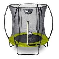 EXIT Silhouette -trampoliini, 183 cm x 160 cm, limenvihreä + kaupan päälleI turvaverkko ja lisävarusteet, exit