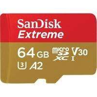 Sandisk 64GB Extreme microSDXC flash-muisti Luokka 10, sandisk