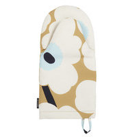 Marimekko Pieni unikko -uunikinnas, beige-luonnonvalkoinen-sininen, marimekko