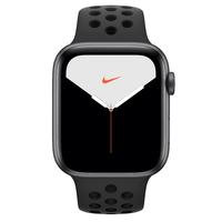 Apple Watch Nike Series 5 (GPS) tähtiharmaa alumiinikuori 44 mm, Antrasiitti/musta Nike Sport -ranneke, MX3W2, apple