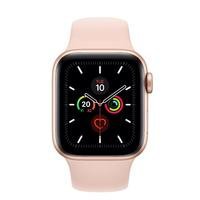 Apple Watch Series 5 (GPS) kullanvärinen alumiinikuori 40 mm, hietaroosa urheiluranneke, MWV72, apple