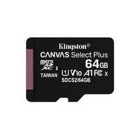 Kingston Technology Canvas Select Plus flash-muisti 64 GB MicroSDXC Luokka 10 UHS-I, kingston