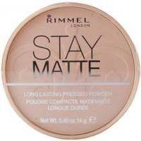 Rimmel London Stay Matte puuteri 14 g, 009 Amber, rimmel london