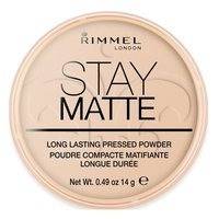 Rimmel London Stay Matte puuteri 14 g, 003 Peach Glow, rimmel london