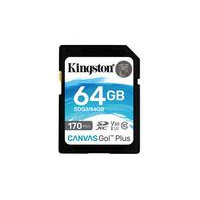 Kingston Technology Canvas Go! Plus flash-muisti 64 GB SD Luokka 10 UHS-I, kingston