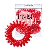 Invisibobble The Traceless Hair Ring hiuslenkki 3, Red, invisibobble