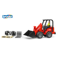 Bruder Schäffer Compact loader 2034 + figuuri, bruder