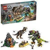 Lego Jurassic World 75938 Tyrannosaurus rexin taistelu Dino-robottia vastaan, lego