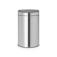 Brabantia Touch Bin New Recycle roska-astia 10 + 23L, Matt Steel, brabantia