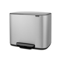 Brabantia Bo Poljinroska-astia 11 + 23L, Matt Steel Fingerprint Proof, brabantia